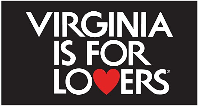 Unused Virginia is for Lovers Official Bumper Sticker